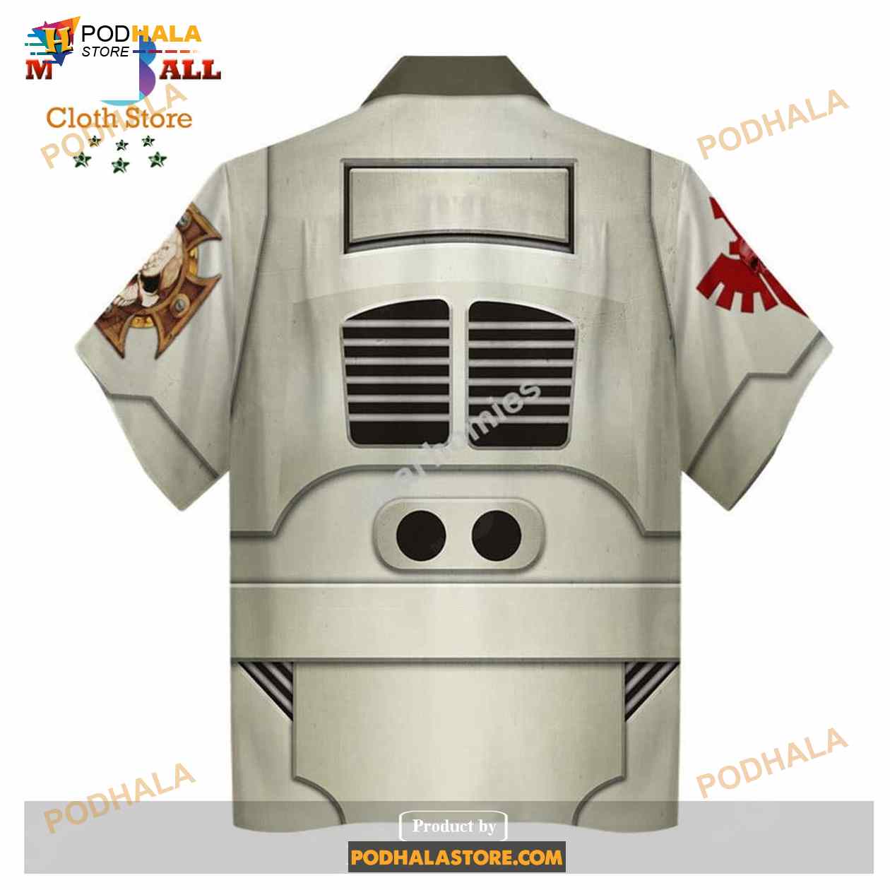 GearHomies Unisex Funny Hawaiian Shirt Terminator Armor Blood Angels 3D Costumes GearHomies Unisex Funny Hawaiian Shirt Terminator Armor Blood Angels 3D Costumes