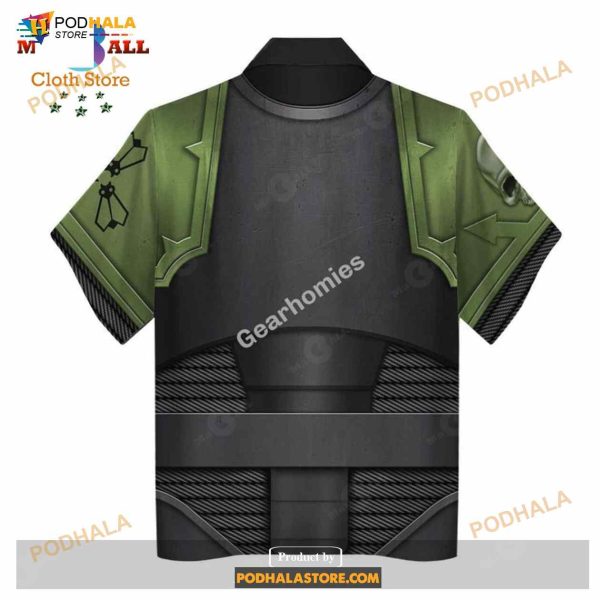 Gearhomies Unisex Funny Hawaiian Shirt The Purge Warband Colour Scheme 3D Costumes