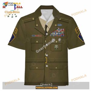 Gearhomies Unisex Funny Hawaiian Shirt Us Army Greens Historical 3d Apparel 2