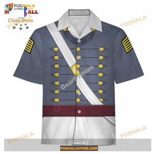 Gearhomies Unisex Funny Hawaiian Shirt Us Army West Point Cadet 1860s Historical 3d Apparel 2
