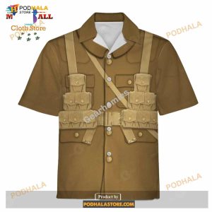 Gearhomies Unisex Funny Hawaiian Shirt World War 1 British Soldiers Historical 3d Apparel 2