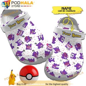 Gengar Pokemon 3D Clog, Funny Clog