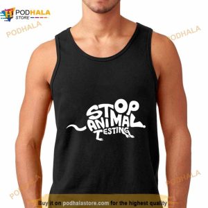 Geometric Art Stop Animal Testing Animal Protection Shirt 2