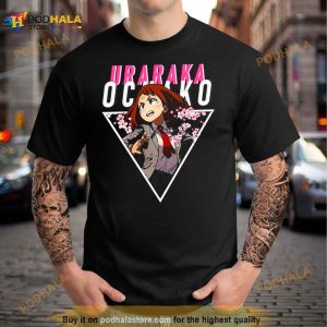 Geometric Design Uraraka Ochako Anime Shirt 2
