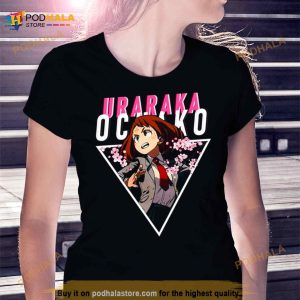 Geometric Design Uraraka Ochako Anime Shirt 3