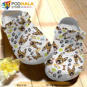 German Shepherd Cute Dog 3D Crocs Shoes