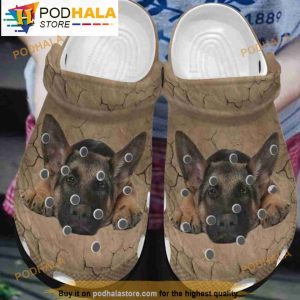 German Shepherd Looking For Some Ones I’m A Dog Lover Cute 3D Crocs