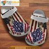 German Shepherd Puppy American Patriot 4th Of July Dog 3D Crocs Shoes