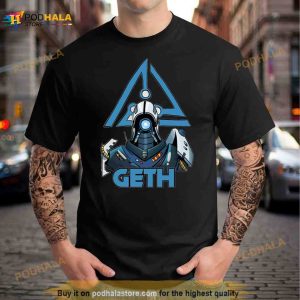 Geth Bust Mass Effect Shirt 2