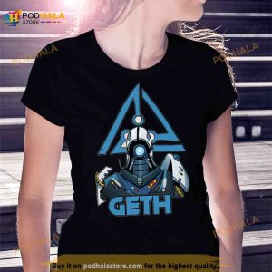Geth Bust Mass Effect Shirt 3