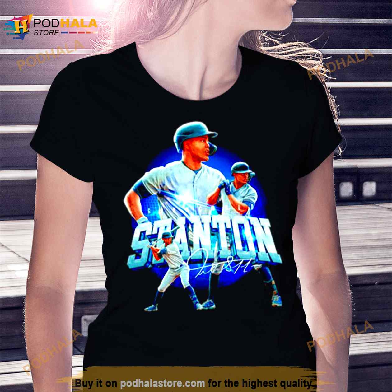 Giancarlo Stanton New York Yankees Signature Shirt - Bring Your