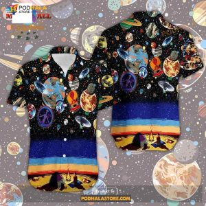 Gifury Alien Ufo Hawaii Shirt Camping With Ufo Galaxy Funny Hawaiian Shirt 2