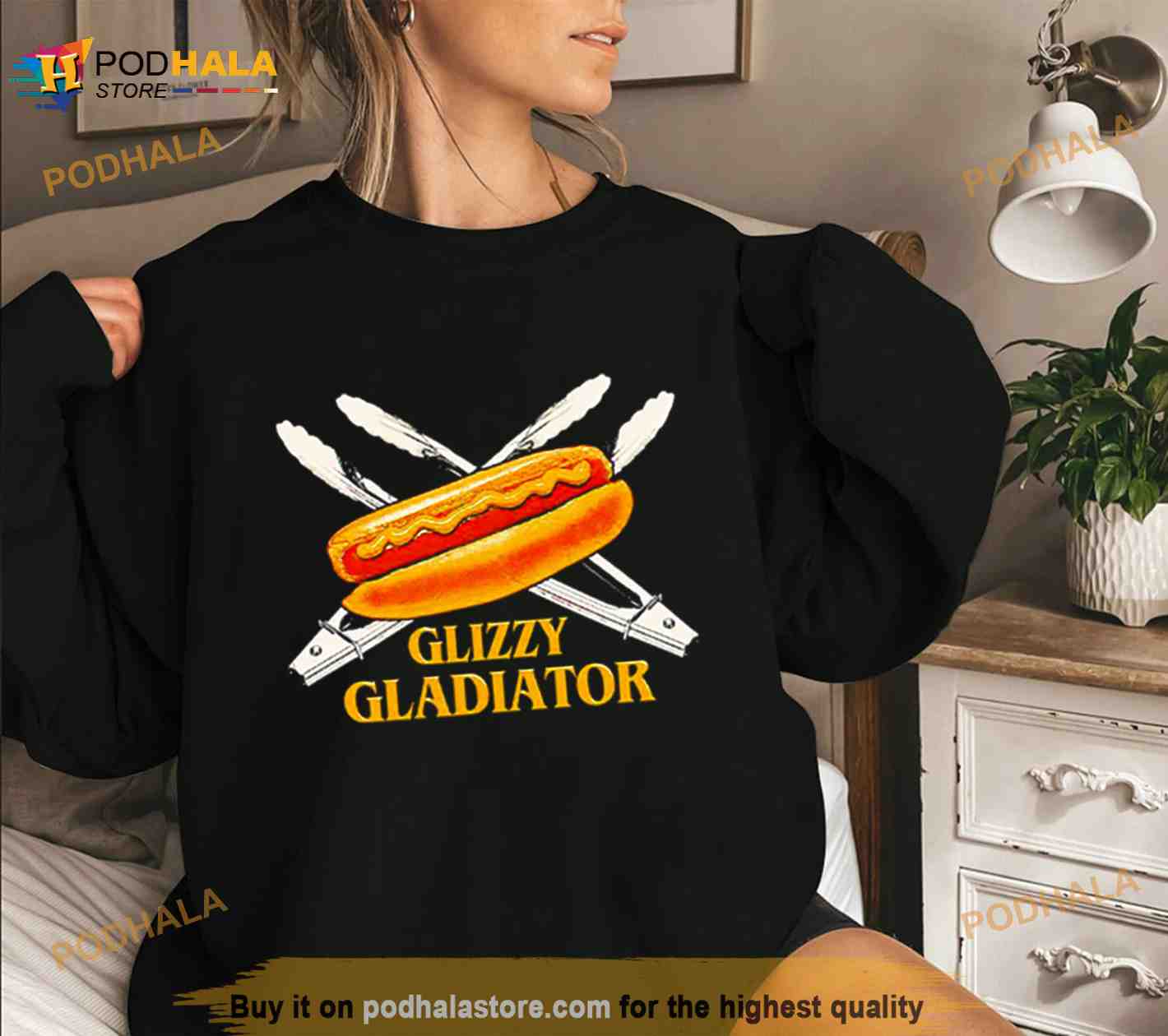 Glizzy Gladiator Hotdog Shirt - Podhalastore