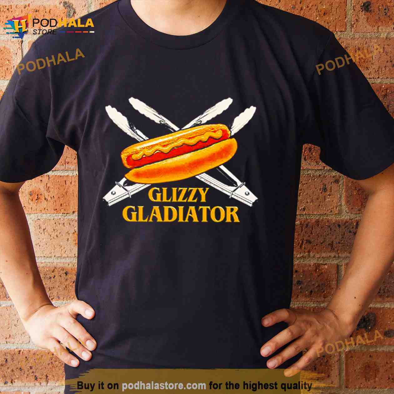 Glizzy Gladiator Hotdog Shirt - Podhalastore