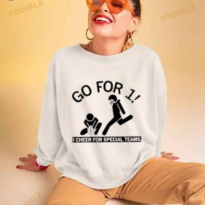 Go For 1 I Cheer For Special Teams Shirt 2