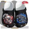 Godzilla Kong Monster Black Crocs Classic Clog Shoes