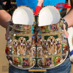 Golden Retriever Lover For Man Women Crocs Clog Shoes
