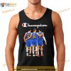 Golden State Warriors Thompson Curry And Poole Champions 2023 Signatures Shirt