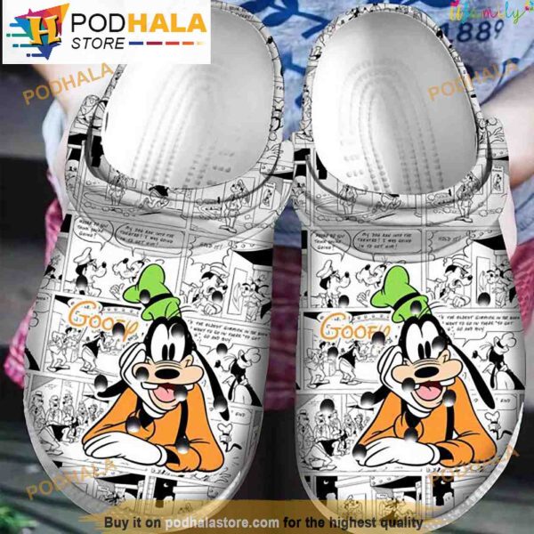 Goofy Disney Cartoon Crocband 3D Crocs