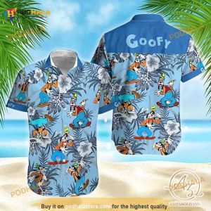 Goofy Summer Disney Hawaiian Shirt, Winnie The Pooh Fan Gifts