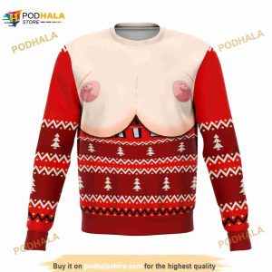 Got Tits Ugly Christmas Sweater Unisex Holiday, Funny Xmas Gifts