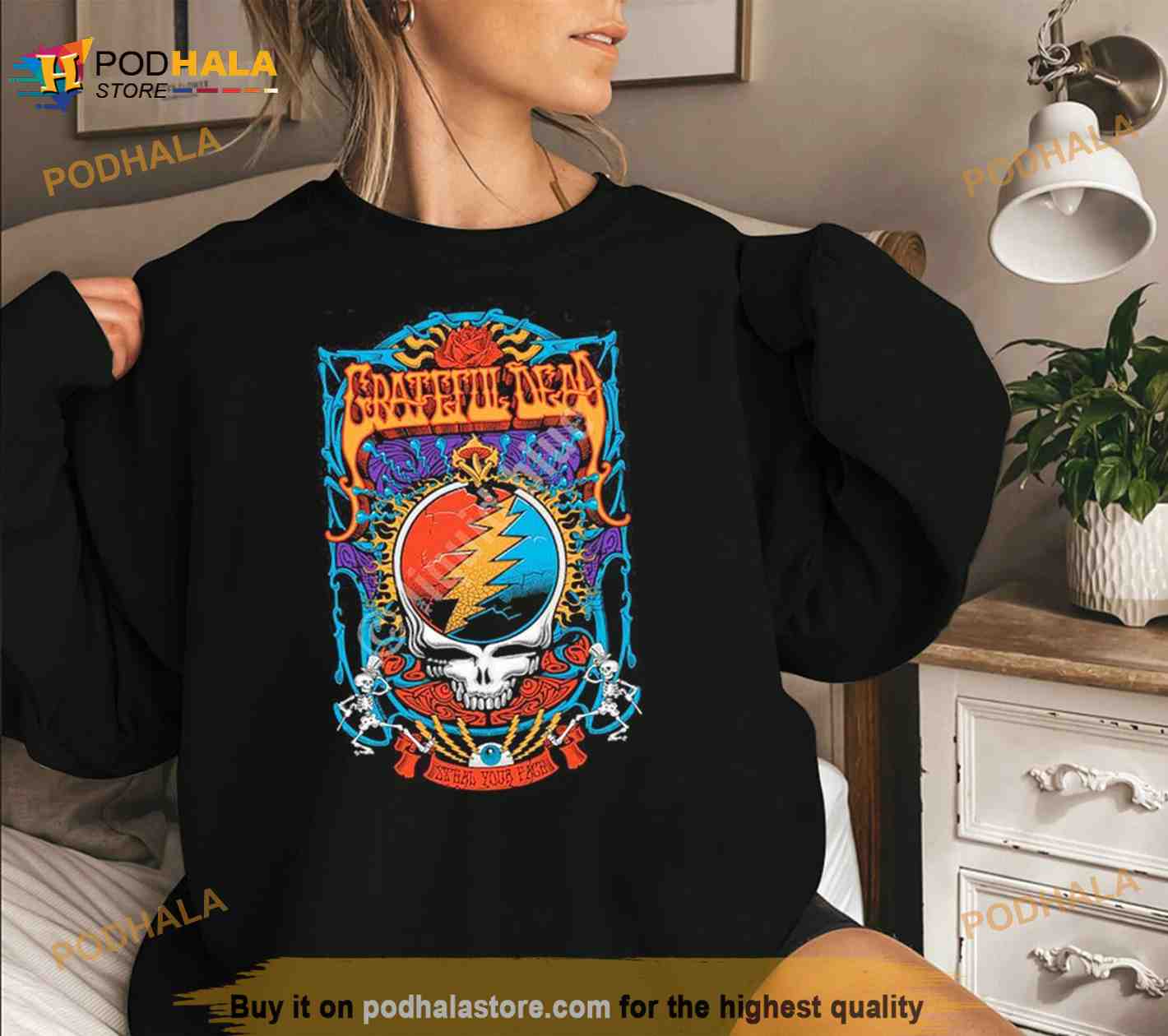 Grateful Dead Steal Your Trippy Black 2023 Shirt