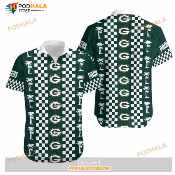 Green Bay Packers Coconut Trees Hawaii Shirt Summer Collect
