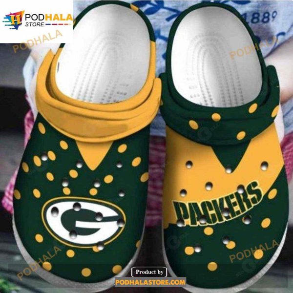 Green Bay Packers Crocs Clog , Green Bay Packers Crocs For Fan