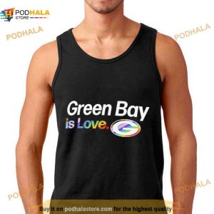 Green Bay Packers Is Love City Pride Team Logo Shirt 3
