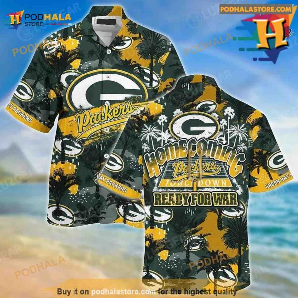 Green Bay Packers NFL Beach Shirt For Sports Best Fans Summer Hawaiian Shirt