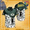 Green Bay Packers NFL Hawaiian Shirt Black Cat 3D Printed Hawaii Shirt