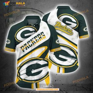 Custom Name NFL Green Bay Packers Hawaiian Shirt And Short, 50% OFF