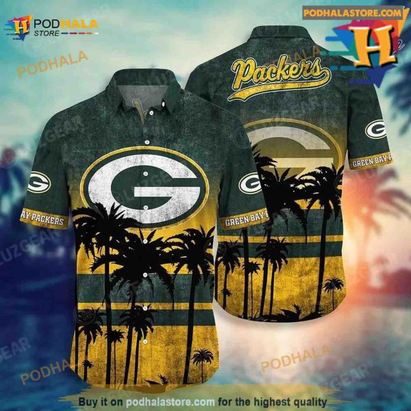 Green Bay Packers NFL Hawaiian Shirt Tropical Patterns Summer Gift For Fan