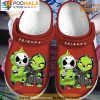Green Grinch And Friend 3D Crocs, Funny Crocs