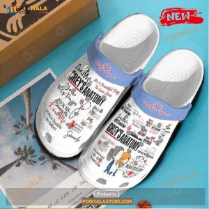 Grey’s Anatomy Hot Collections For Man Women Crocs Clog Shoes