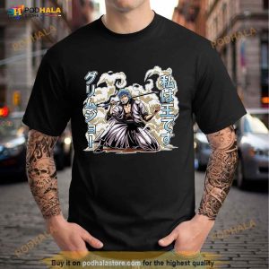 Grimmjow Slash Work Bleach Anime Shirt 3