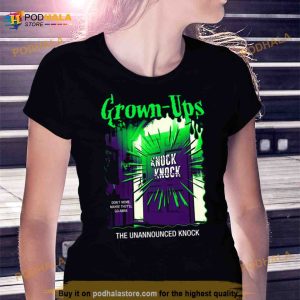 Grownups The Unannounced Knock Goosebumps Shirt 2