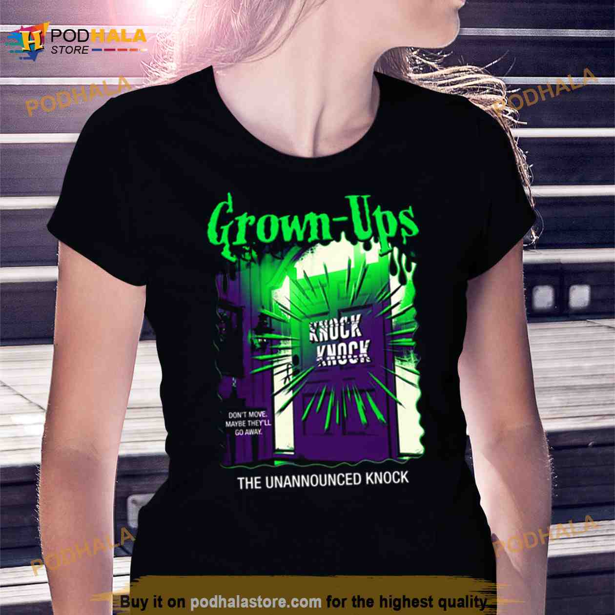 Grownups The Unannounced Knock Goosebumps Shirt Grownups The Unannounced Knock Goosebumps Shirt