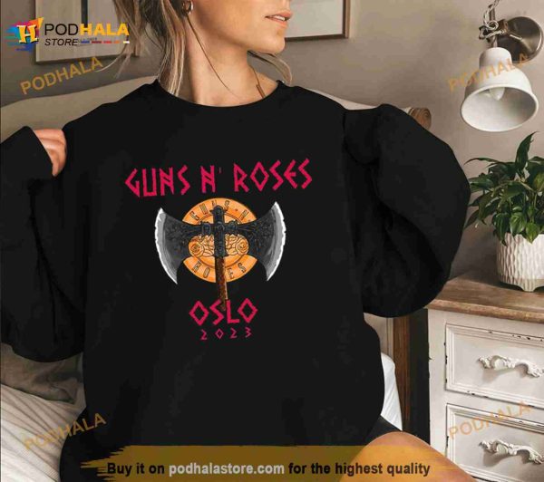 Guns N’ Roses Ekeberg Camping Oslo 2023 June 21 Fan Gifts T Shirt