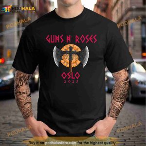 Guns N' Roses Ekeberg Camping Oslo 2023 June 21 Fan Gifts T Shirt 2