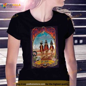 Guns N' Roses June 1 2023 Etihad Arena Abu Dhabi United Arab Emirates Poster Shirt 3