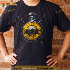 Guns N' Roses Madrid Civitas Metropolitano 9 De Junio De 2023 Logo Shirt 3