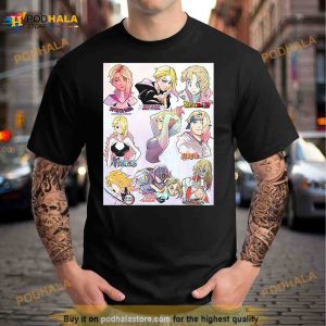 Gwen Stacy Spider Gwen In 9 Manga Art Styles Fan Gifts T Shirt 2