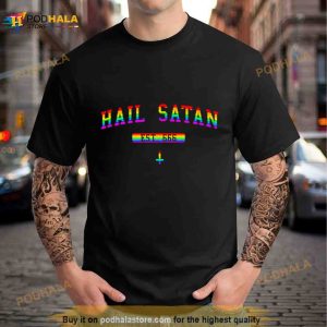 Hail Satan Est 666 Pride Shirt 2