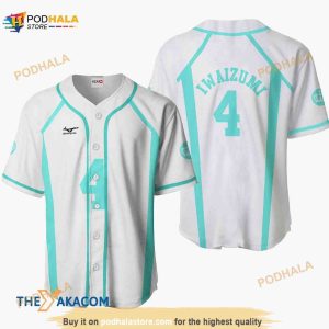 Ryunosuke Tanaka Haikyuu Custom Anime Jersey Baseball Shirt