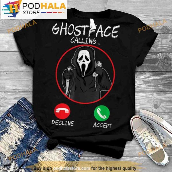 Halloween Ghost Face Calling Shirt