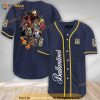 Halloween Horror Characters Ballantines 3d Baseball Jersey