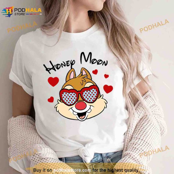 Happy Valenties Day Heart Glasses Honey Moon Dale Shirt