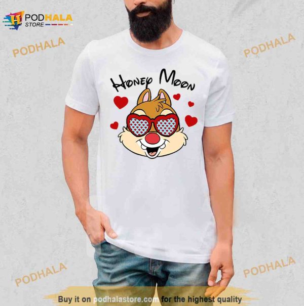 Happy Valenties Day Heart Glasses Honey Moon Dale Shirt