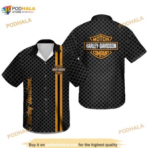 Harley Davidson Motorcycle  Hawaiian Shirt, Harley Funny Aloha Shirt